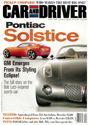 CAR & DRIVER 2002 APR - LINGENFELTER CORVETTE, ZX3